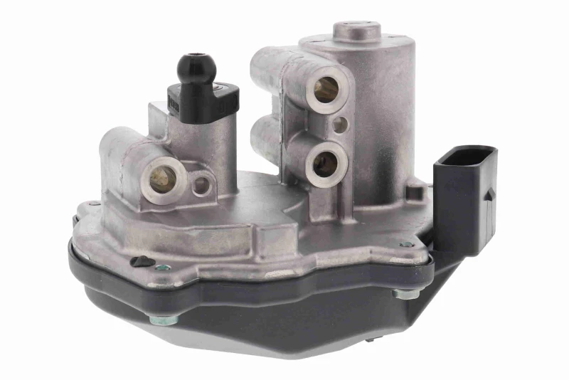 Image of VEMO V10-77-0025 Control, change-over cover (induction pipe) Suction Pipe, Q+, original equipment manufacturer quality MADE IN GERMANY Control,change