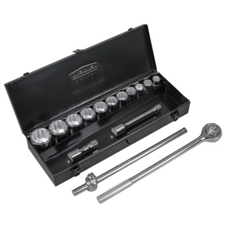 Image of Sealey Walldrive 15 Piece 3/4" Bi Hexagon Socket Set AK2585 Drive: 3/4"