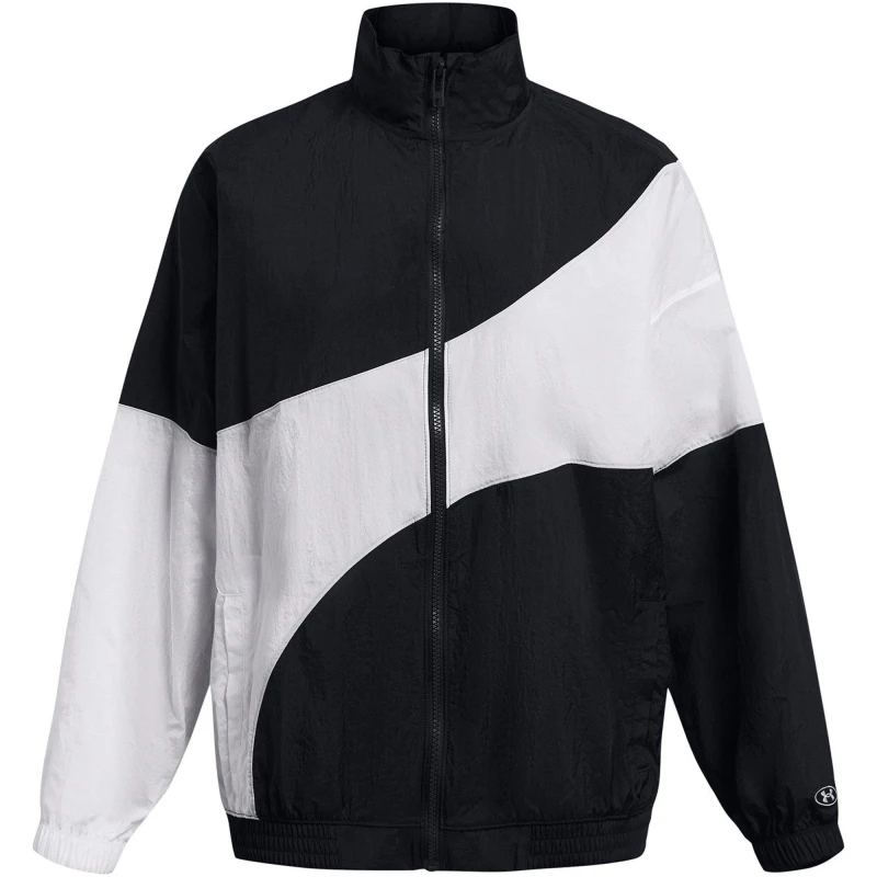 Image of Under Armour Womens Legacy Crinkle Performance Training Jacket Black female 8 (XS)
