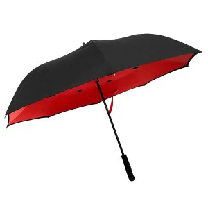 image of High Street TV BetterBrella Windproof Umbrella with Reverse Open Design - Red