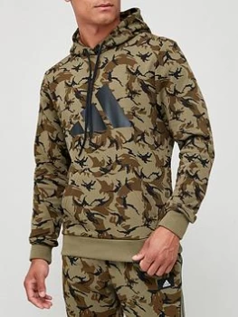 Image of adidas Future Icon Hoodie - Camo, Size 2XL, Men