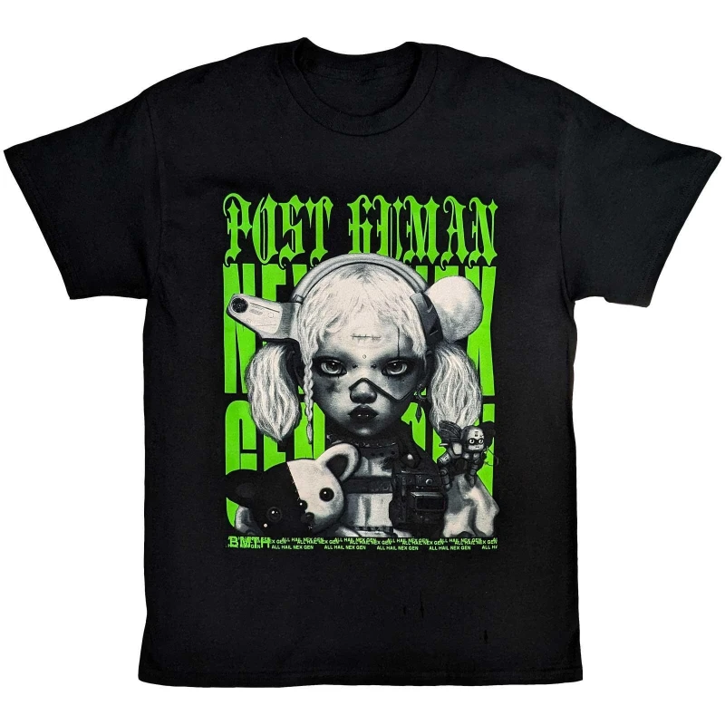 Image of Bring Me The Horizon Mens Next Gen Cotton T-Shirt in Black Size: Medium Black Male M