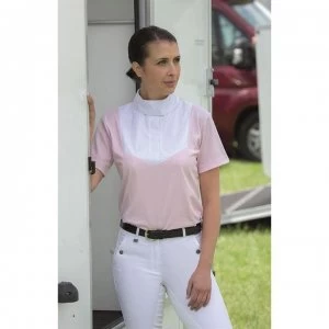 image of Shires Short Sleeve Stock Ladies Shirt - Pink