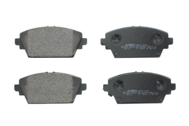 Image of AISIN BPNI-1015 Brake pad set Premium ADVICS by AISIN excl. wear warning contact Brake Pad Set,disc brake (402)