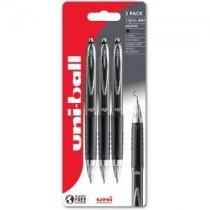 Image of Uni-Ball Signo 207 UMN-207 BK Plastic Free Packaging PK3