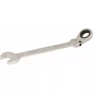 image of Silverline - Flexible Head Ratchet Spanner - 21mm