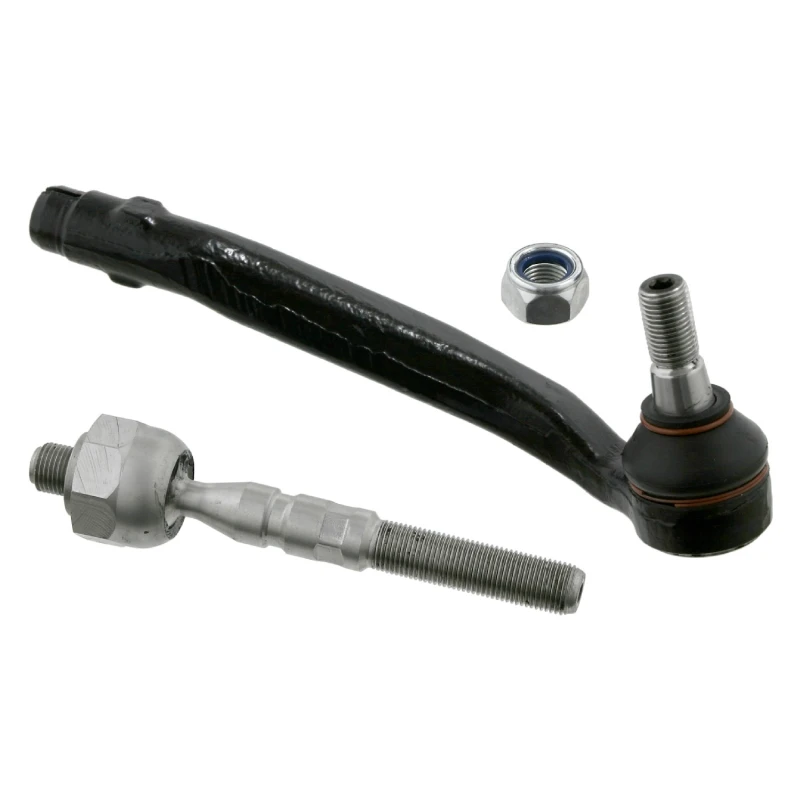 Image of FEBI BILSTEIN 26628 Tie Rod Front Axle Right, with lock nut Rod Assembly (284)