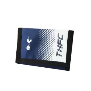 image of Tottenham Hotspur FC Official Fade Touch Fastening Football Crest Wallet (One Size) (Navy/White)