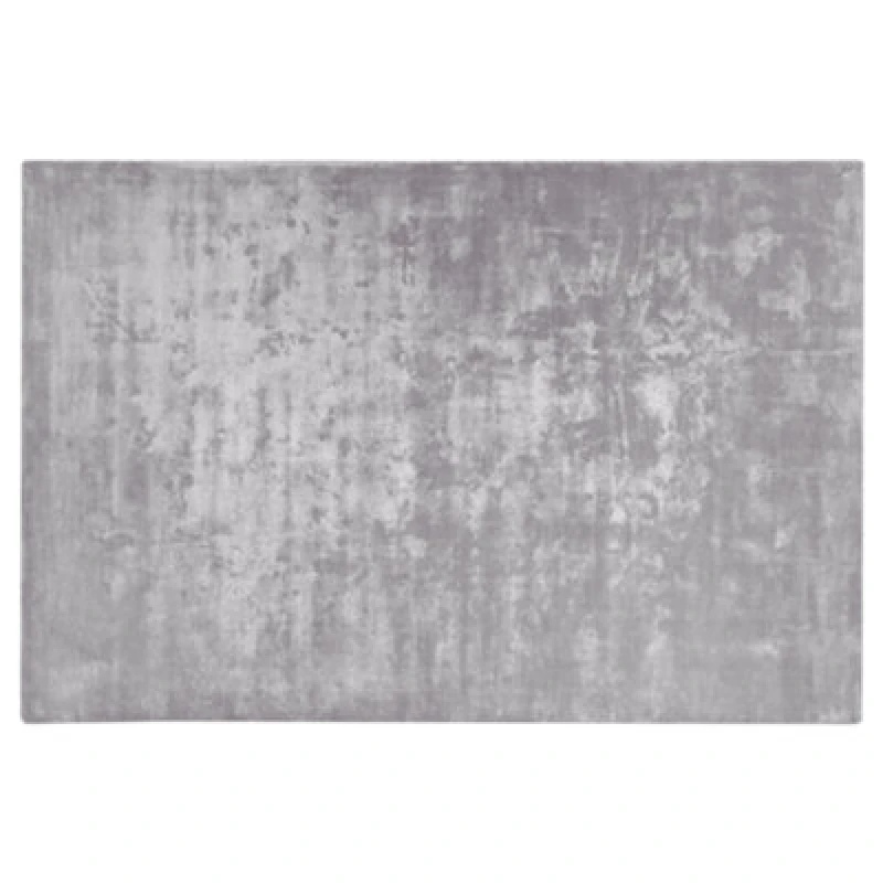 Image of Beliani Rug Gesi Ii Light Grey 200 X 300 Cm Viscose