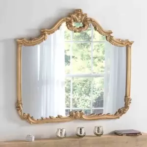 Image of Yearn Mirrors Yearn Renaissance Mirror Gold 122(w) X104Cm(h)
