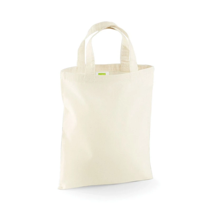 Image of Westford Mill Mens Mini Reusable Tote Bag in Natural Natural Male