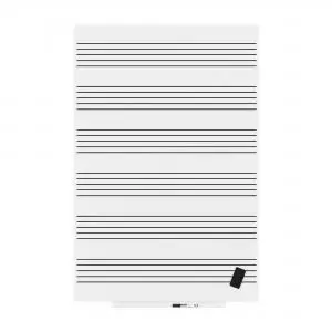 Image of ROCADA SKINMUSIC Dry-Wipe board with Magnetic Lacquered Surface