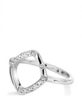 Image of Hot Diamonds Behold White Topaz Ring