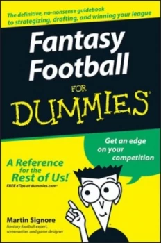 Image of Fantasy football for dummies by Martin Signore