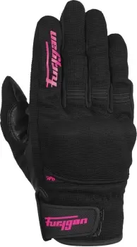 image of Furygan Jet D3O Ladies Motorcycle Gloves, black-pink, Size M for Women, black-pink, Size M for Women