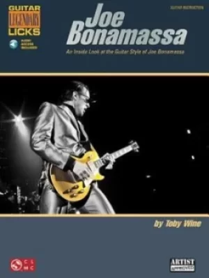Image of Joe Bonamassa Legendary Licks by Toby Wine