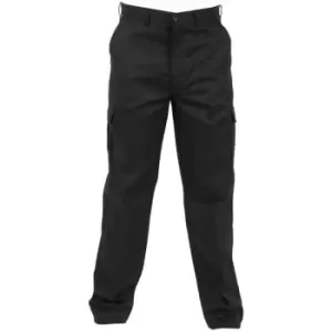 image of Absolute Apparel Mens Combat Workwear Trouser (38 inches long) (Black) - Black