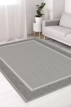 Image of Indoor Outdoor Solstice Rug - 80X200cm - Grey