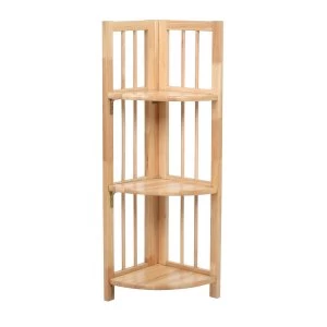 Premier Housewares Folding 3-Tier Corner Shelf Unit