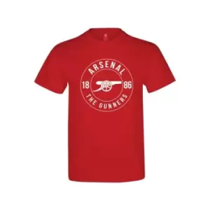 Image of Arsenal Gunners T Shirt Adults Large