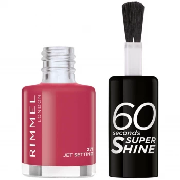 image of Rimmel 60 Seconds Super-Shine Nail Polish - 271 Jet Setting