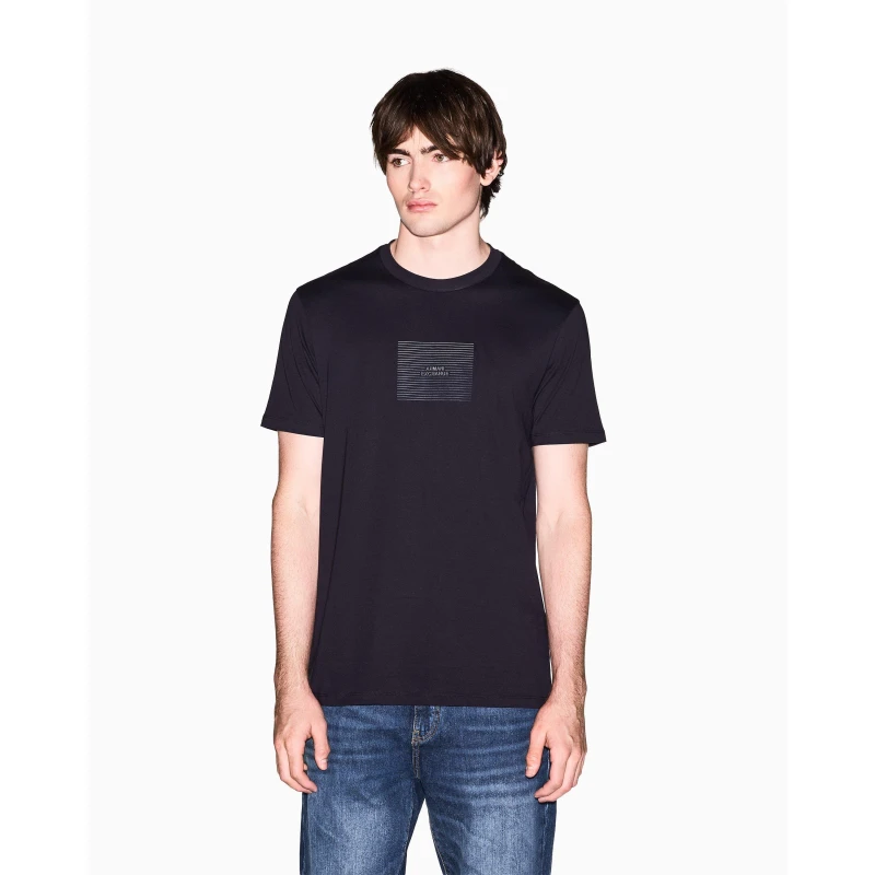 Image of Armani Exchange Mens T-Shirt Deep Navy male S