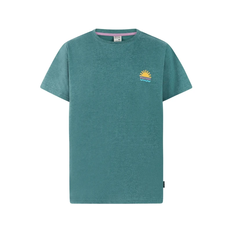 Image of Protest Kid's T-Shirt Protest Varzo Vert Male 8 ans