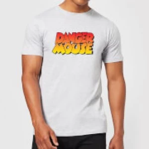 image of Danger Mouse Colour Logo Mens T-Shirt - Grey - L