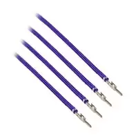 Image of CableMod ModFlex Sleeved Cable, Purple 40cm - 4 Pack