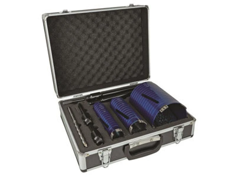 Image of Mexco A11Dcdkit3 Slotted Dry Core Drill Xcel Grade Kit, 9 Piece Mexa11Dcdk9