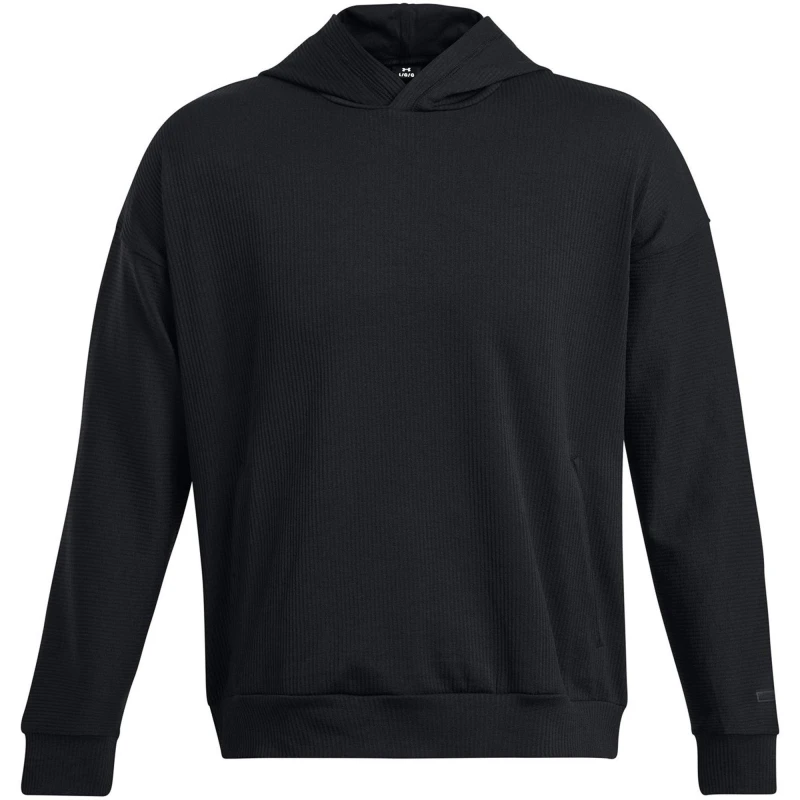 Image of Under Armour Mens Rib Hoodie Black male 2XL