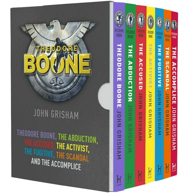 Image of Theodore Boone Box Set 1-7 By John Grisham Including The Accused The Abduction And Other Titles John Grisham Books