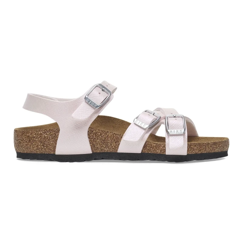 Image of Birkenstock Children's sandals Birkenstock Kumba Birko-Flor Embossed Rose Unisex 34 Etroit
