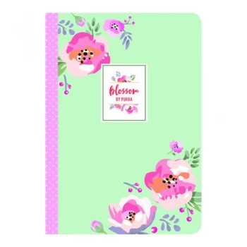 Image of Pukka Pad Blossom Stitched Exercise Book A5 Pack of 3 86520-BLO