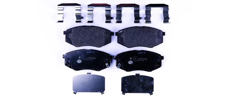 Image of HELLA Brake pad set HELLA 8DB 355 019-791