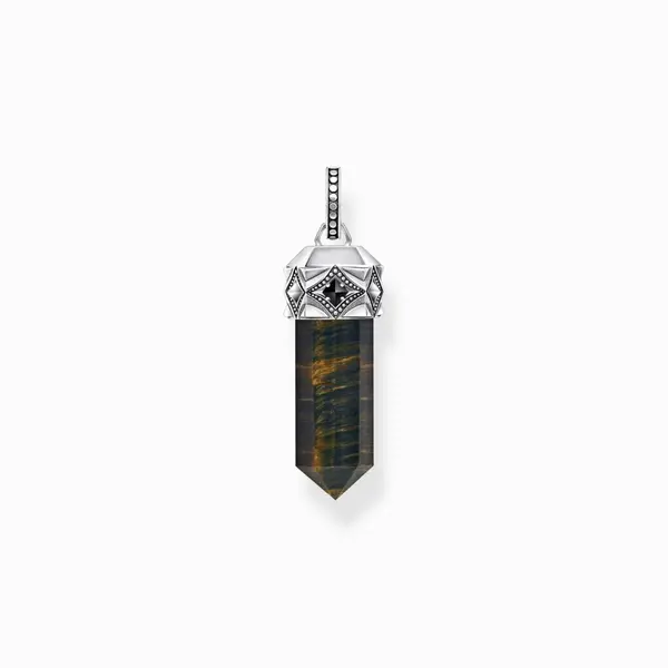 Image of Thomas Sabo Sterling Silver Sterling Silver Tigers Eye Zirconia Blue H