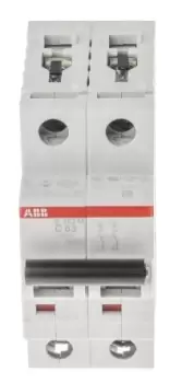 ABB System M Pro 63A MCB Mini Circuit Breaker2P Curve C, Breaking Capacity 10 kA - main image