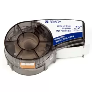 Image of Brady M21-750-595-GN printer label Green Self-adhesive printer label