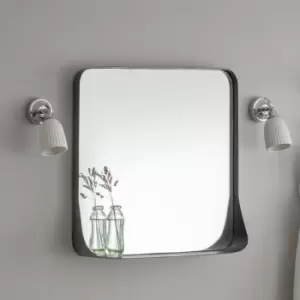 Image of Garden Trading Farringdon Mirror Square in Steel
