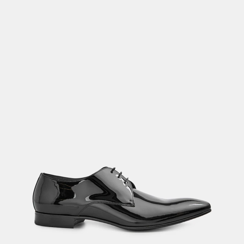 Image of Boss Mens Cristallo Double Buckle Monk Shoes Black male 6 (40)