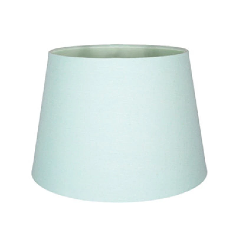 Image of Happy Homewares Traditional 8" Duck Egg Linen Drum Table/pendant Lamp Shade 40W Maximum