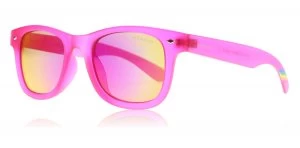 Polaroid Junior 8009/N Sunglasses Matte Fuchsia IMS Polariserade 45mm