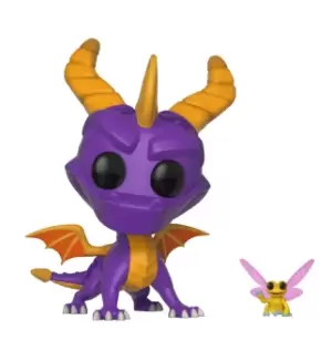 Image of Spyro the Dragon with Sparx Pop! Vinyl Figure