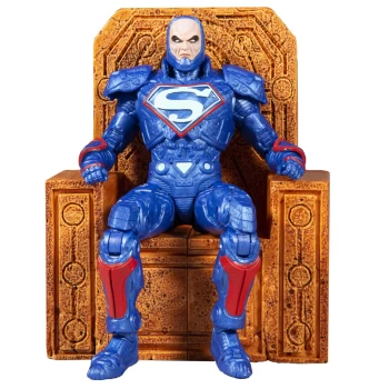 image of McFarlane DC Multiverse 7" Action Figure - Lex Luthor In Power Suit (Blue Suit with Throne)