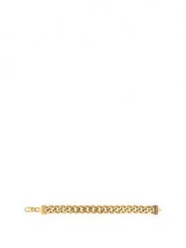 Image of Tommy Hilfiger Gold Plated Curb Bracelet