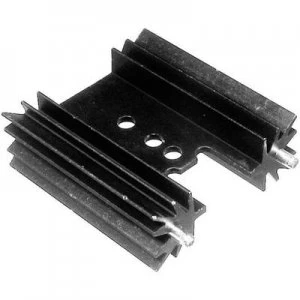 image of Fin heat sink 11 CW L x W x H 38.1 x 35 x 12.7mm TO 220 TOP 3 SOT 32