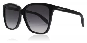 image of Yves Saint Laurent SL 175 Sunglasses Black 001 56mm