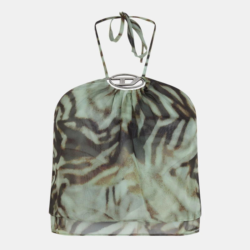 Image of Diesel Womens Wrap Top Multicolor female 4 (36)