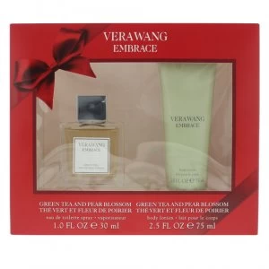 Image of Vw Embrace Green Tea And Pear Blossom Eau de Toilette 30ml And Body Lotion