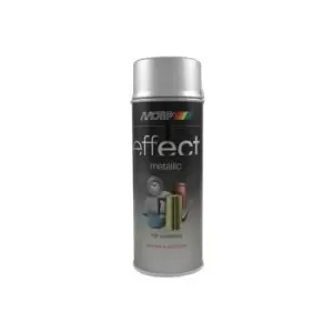 image of PlastiKote Deco Effect Metallic Spray Paint Silver 400ml